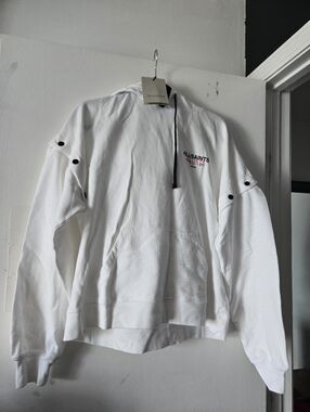 All Saints White Hooded  Sweatshirt